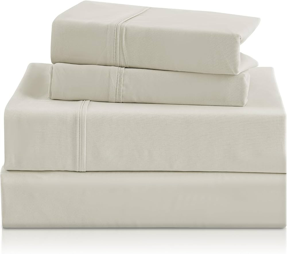 Holtel Luxury Twin Sheet Set - 3 Piece Soft Microfiber Sheets for Twin Size Bed, 16" Deep Pocket ... | Amazon (US)