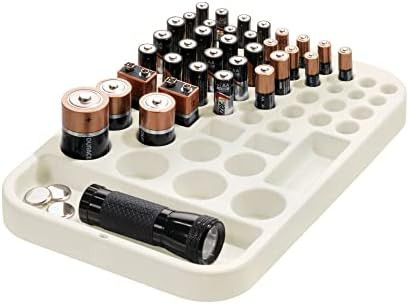 iDesign Recycled Plastic Divided Organizer, Battery Insert | Amazon (US)