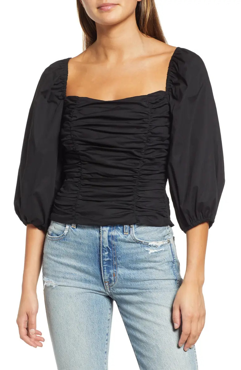 WAYF Isla Ruched Top | Nordstrom | Nordstrom