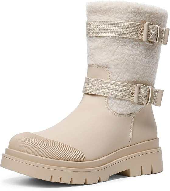 DREAM PAIRS Women's Waterproof Winter Snow Boots with Warm Comfortable Fur Lining, Anti Slip Rubb... | Amazon (US)