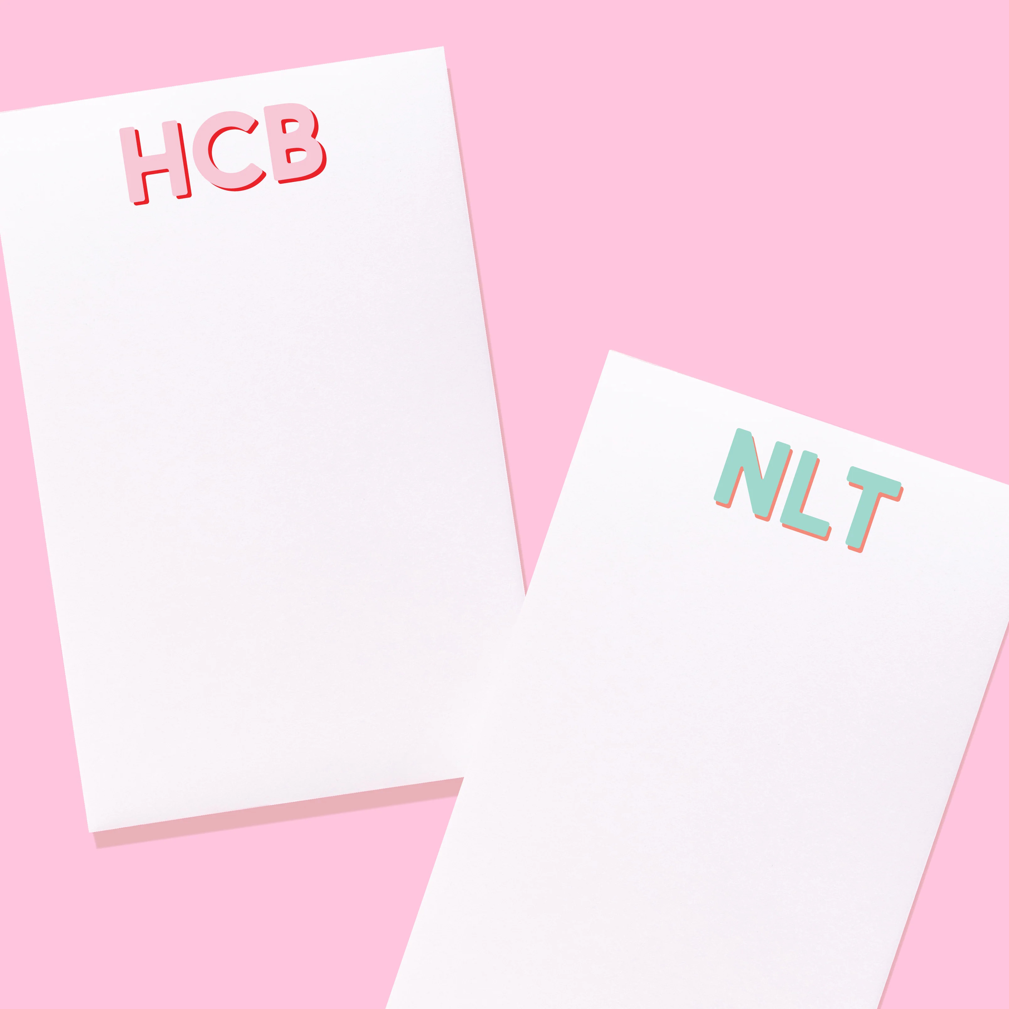 Modern Classics Monogram Notepad | Joy Creative Shop