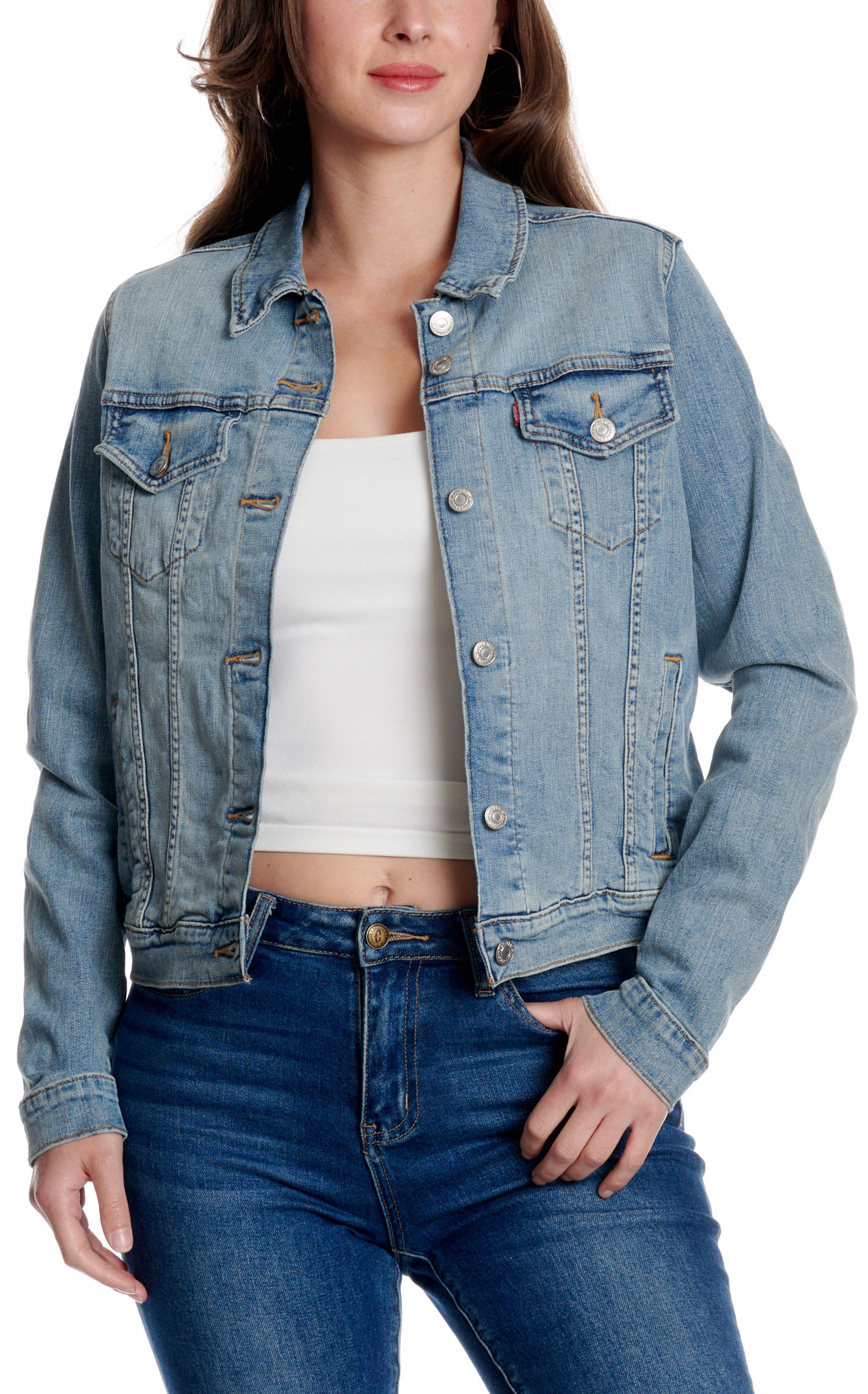 Levi's Women's Jeanie Denim Trucker Jacket - XL - From Cavender's | Cavender's