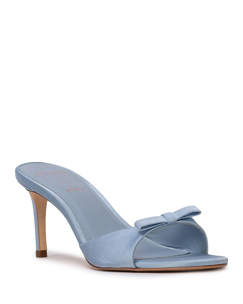 Black Suede Studio Women's Albie 65 Mule Sandals | Bloomingdale's (US)