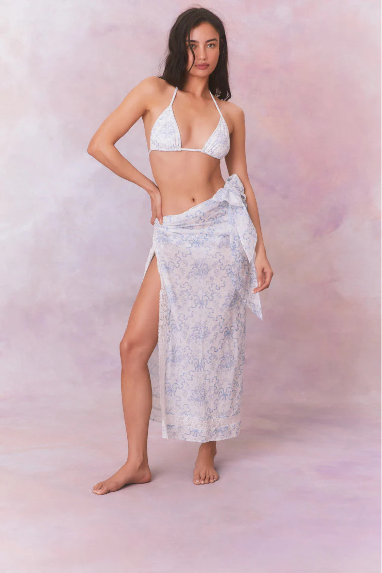 Emabella Whimsical Bow Pareo | LoveShackFancy
