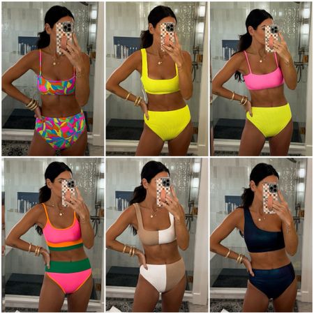 Swimsuits | beach vacation | Mexico outfits | bikini 
(I wear a medium top and medium bottom in all of these) 

#LTKswim #LTKfindsunder50 #LTKfindsunder100