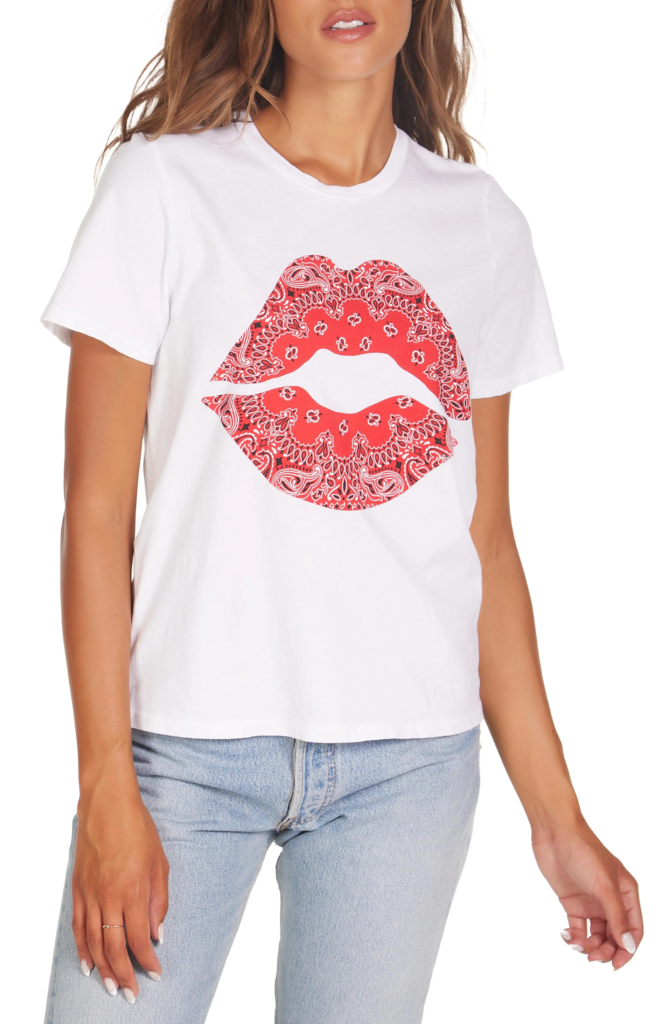 Lauren Moshi Croft Bandana Lip Top (Women) | Nordstrom | Nordstrom