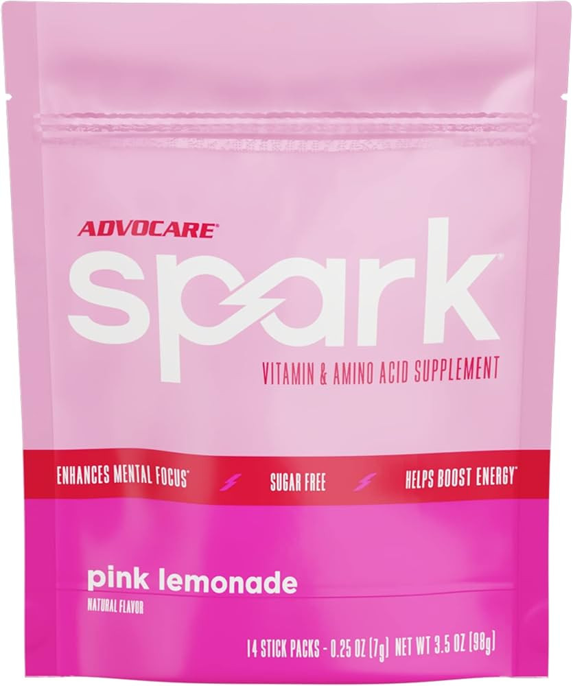 AdvoCare Spark Vitamin & Amino Acid Supplement - Focus & Energy Drink Powder Mix with Vitamin A, ... | Amazon (US)