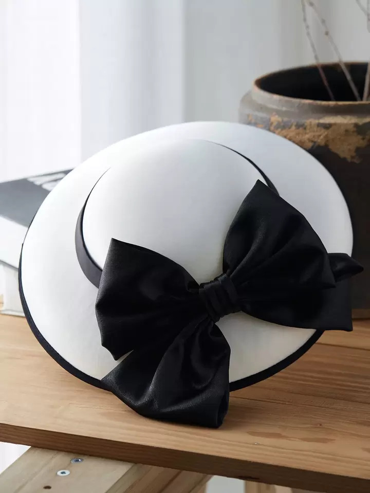 French Fashion Hat, Bride Mini Hat, Ladies British Style Hat, Hat, Celebrity Hat, Retro Hat, Bow ... | SHEIN