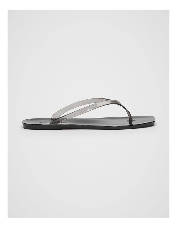 Elle Jelly Flip Flop in Black | Myer