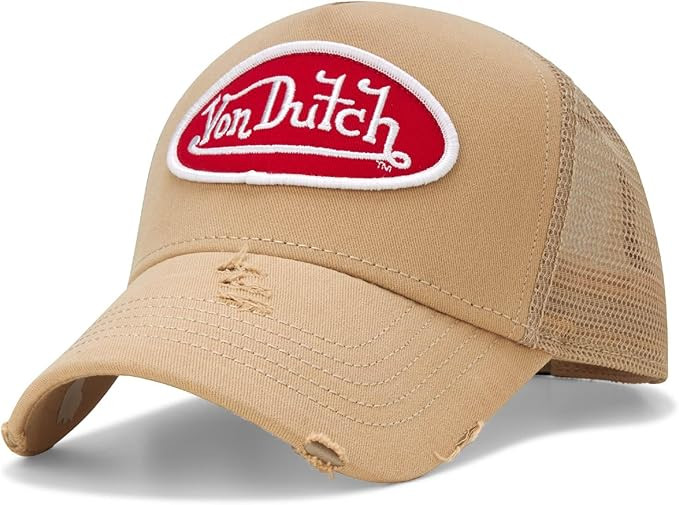 Von Dutch Unisex Trucker Hat - Curved Bill Mesh Back Retro Classic Adjustable Snapback Baseball C... | Amazon (US)