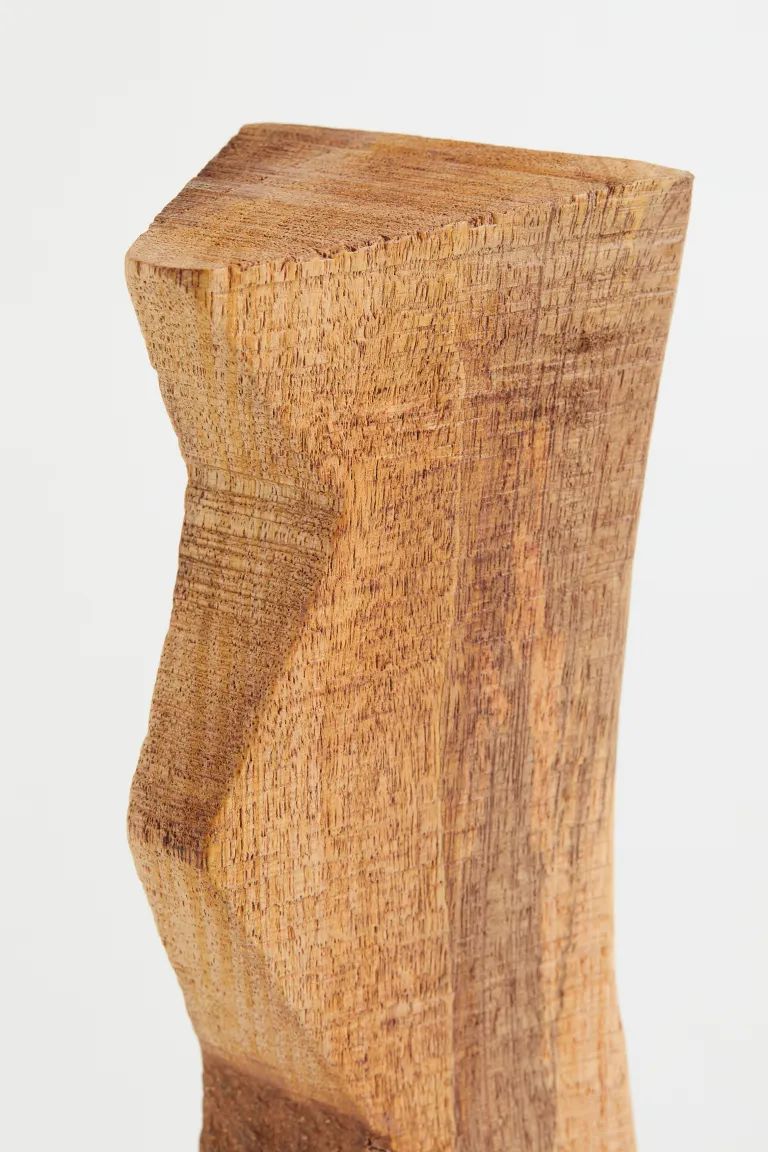 New ArrivalLarge mango wood sculpture in an asymmetric design mounted on a metal base. Width at t... | H&M (US + CA)