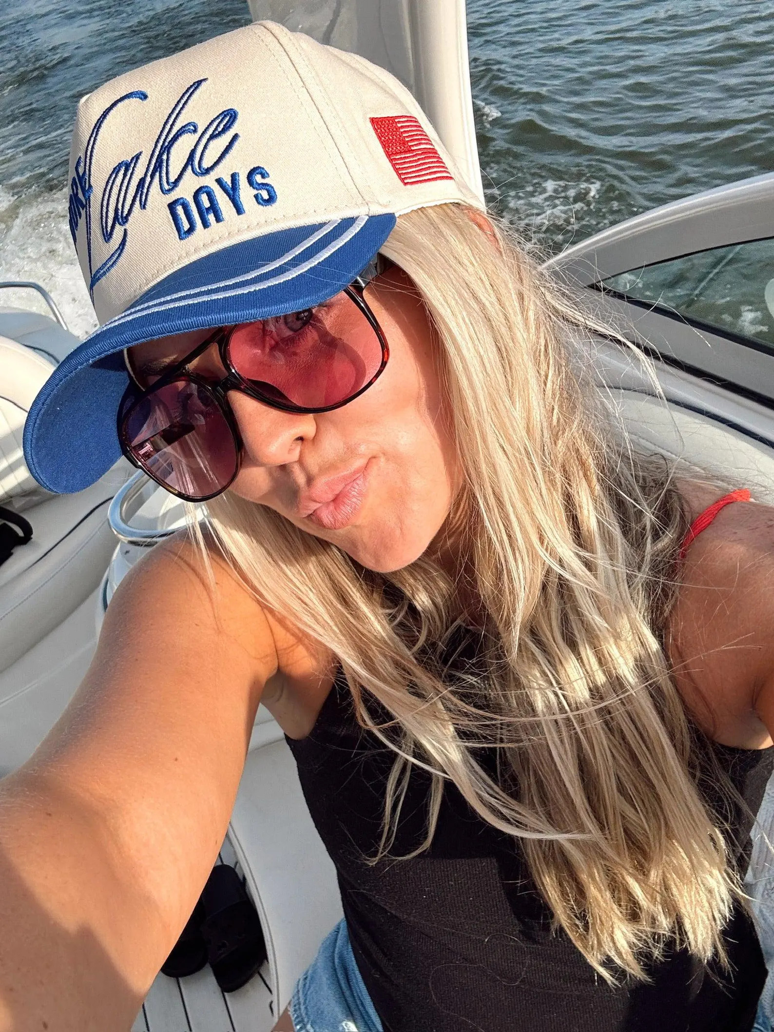 More Lake Days - Royal Blue Vintage Trucker Hat | Etsy (Global)