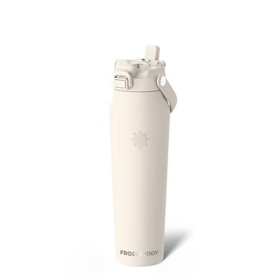 FrostBuddy Bottle Buddy 32 oz Insulated Water Bottle – Stainless Steel, Leakproof Lid, Cupholder-Friendly | | Target
