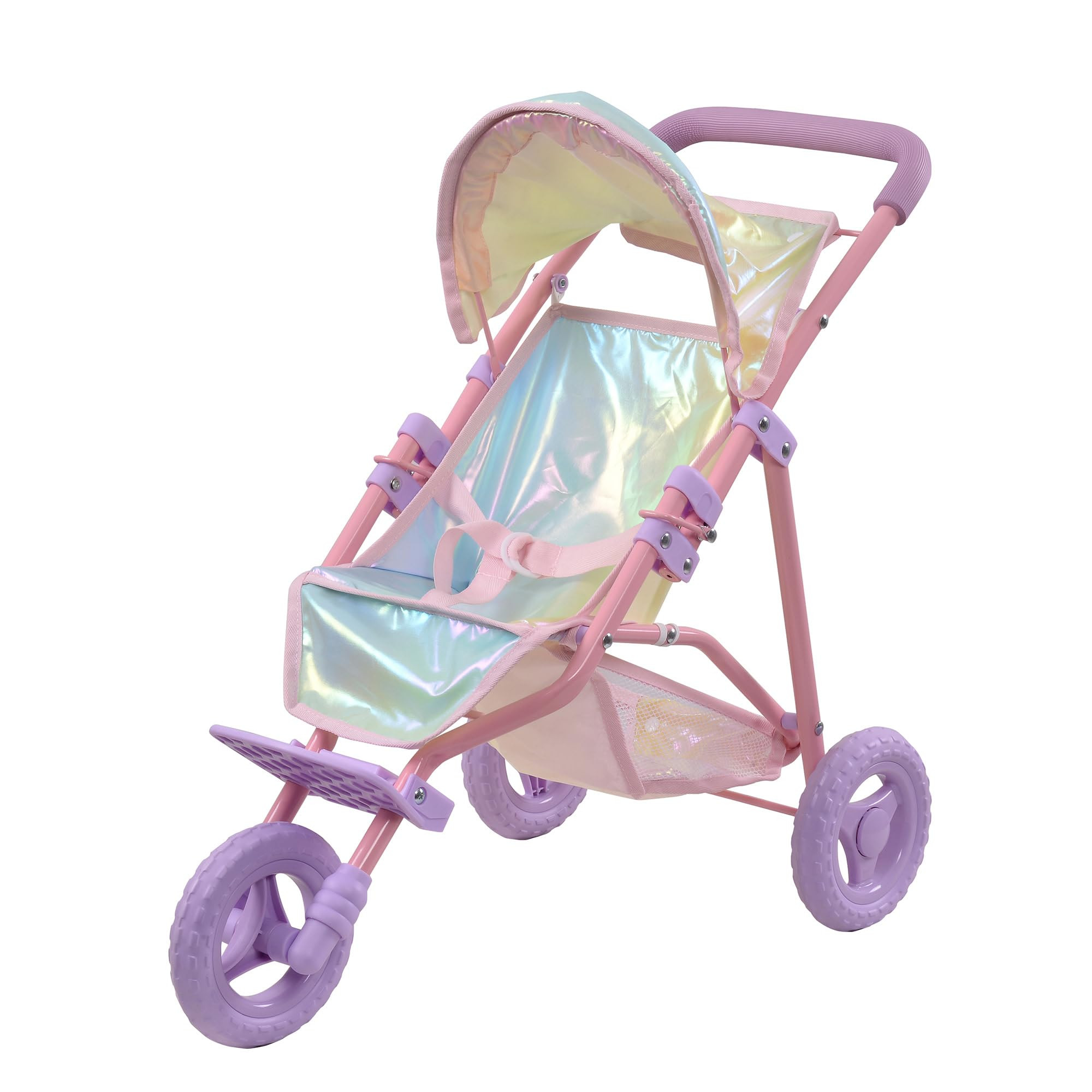 Teamson Kids - Magical Dreamland Baby Doll Jogging Stroller - My Little Girls First Dolls Pram To... | Amazon (US)