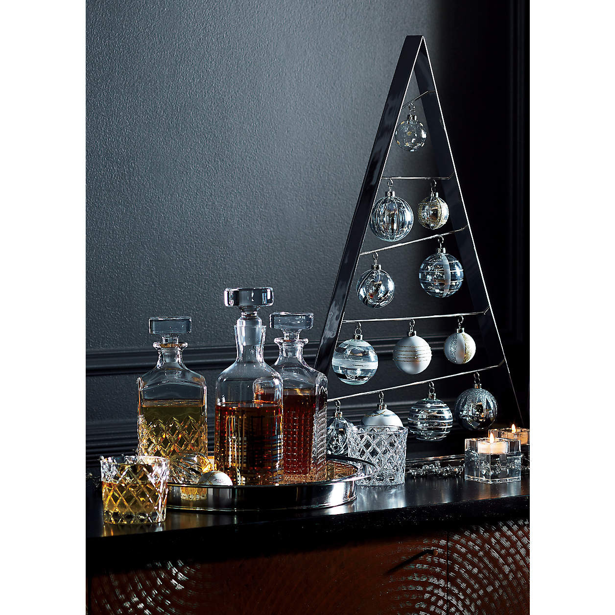 Hatch Cut Glass Decanter + Reviews | Crate & Barrel | Crate & Barrel