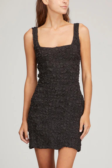 Popcorn Laura Dress in Black | Hampden Clothing