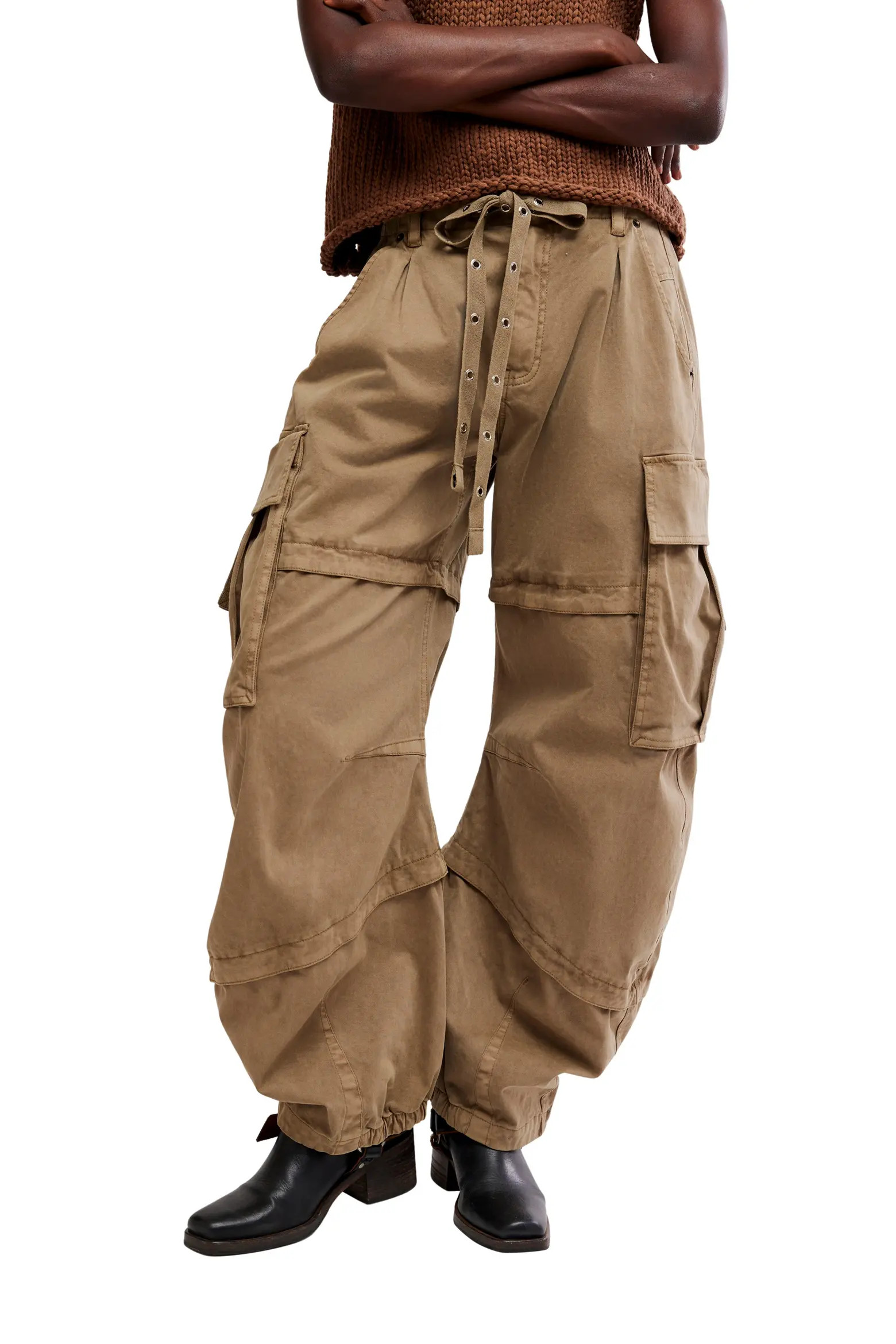 Free People Reef Curved Cargo Twill Pants (Women) | Nordstrom | Nordstrom