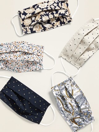 Variety 5-Pack of Triple-Layer Cloth Face Masks for Adults | Old Navy (US)