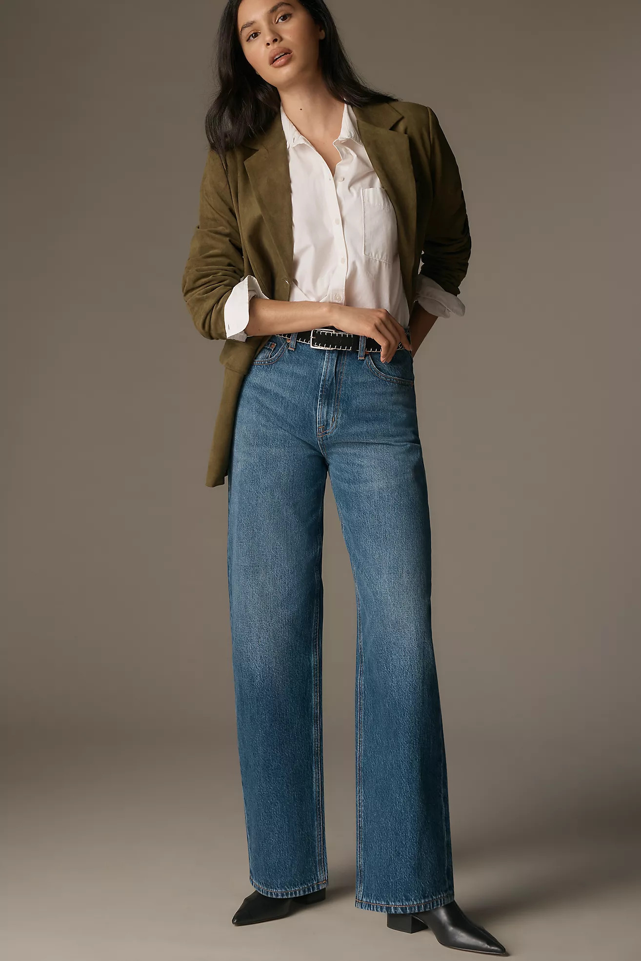 Pistola Wes High-Rise Tapered Jeans | Anthropologie (US)