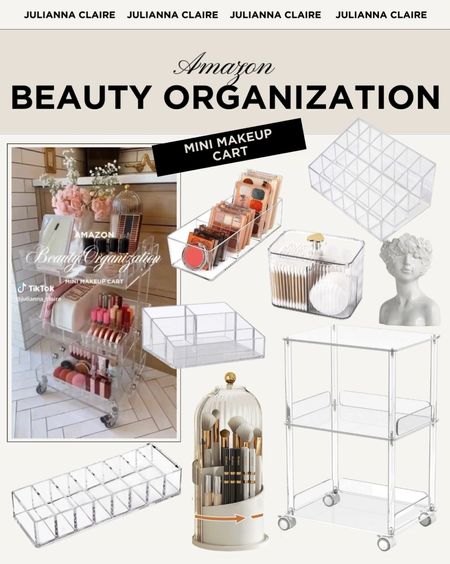 Amazon Beauty Organization Essentials ✨ My Mini Makeup Cart  Set-Up 

Beauty Organization Must Haves // Amazon Organization Finds // Amazon Home Organization Favorites 

#LTKHome #LTKBeauty #LTKFindsUnder100