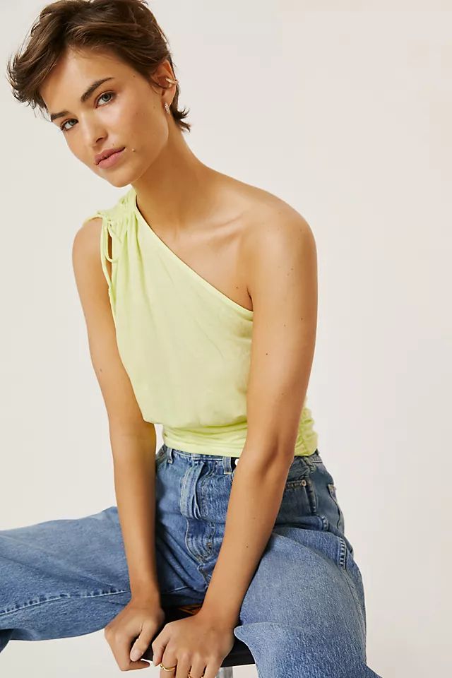 Draped One-Shoulder Top | Anthropologie (US)