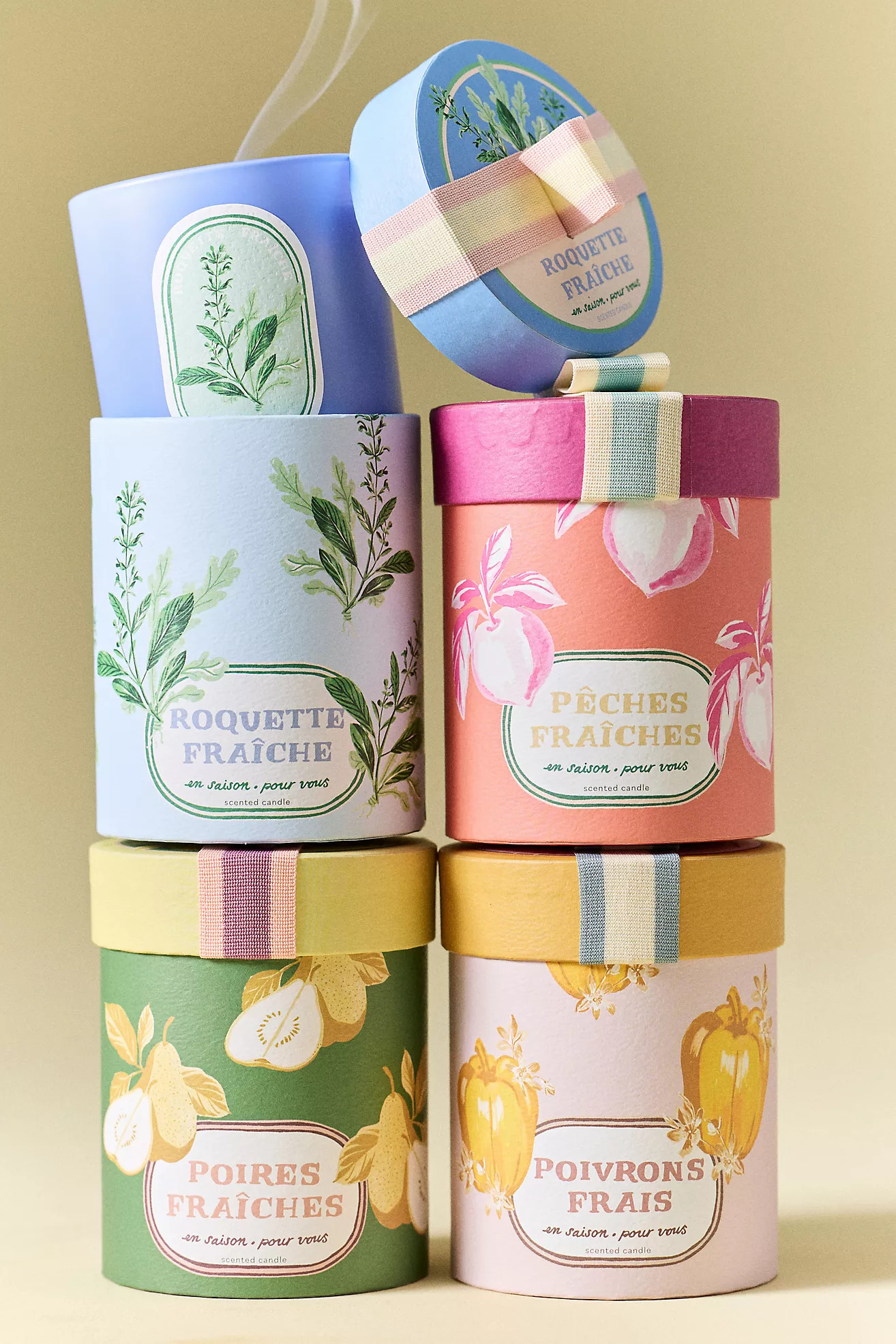 Juliette Fruity Peach & Nectarine Boxed Glass Candle | Anthropologie (US)