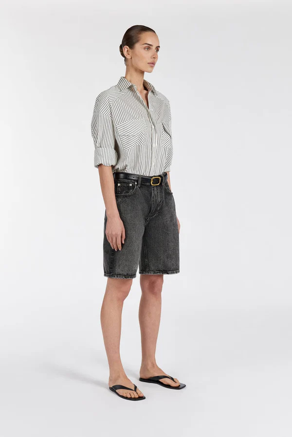 STOCKHOLM STRIPE SILK BLEND SHIRT | DISSH