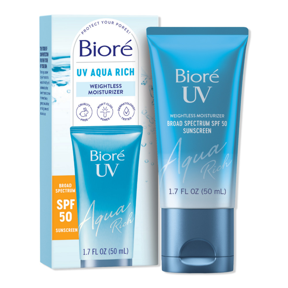 Biore UV Aqua Rich Daily Hydrating Facial Moisturizer SPF 50 | Ulta