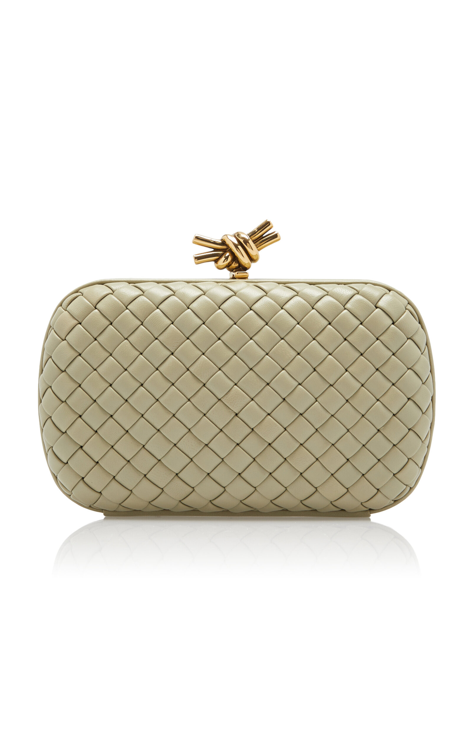 Bottega Veneta - Padded Knot Minaudière - Green - OS - Moda Operandi | Moda Operandi (Global)