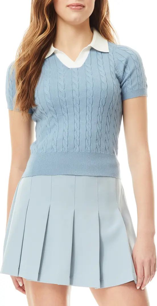 Ivy Cable Knit Short Sleeve Top | Nordstrom Rack