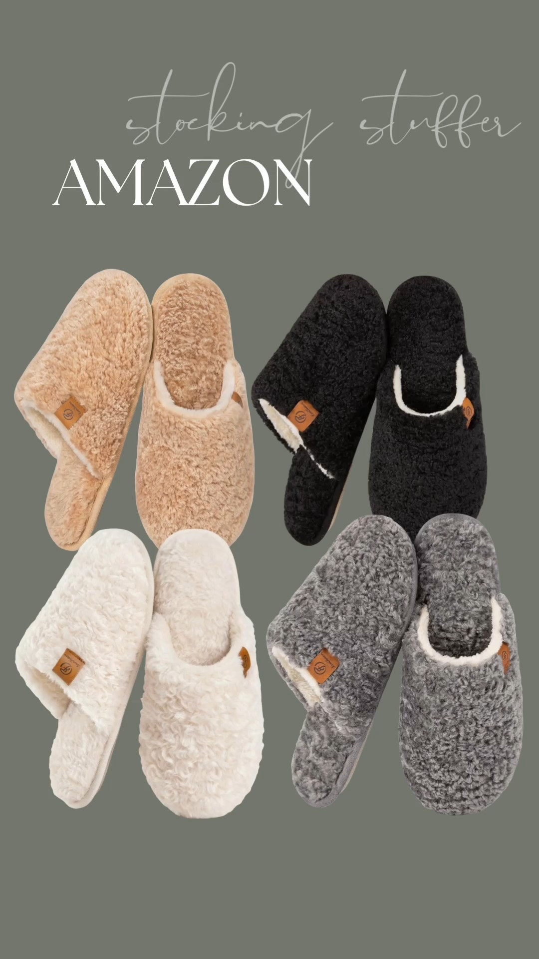 The coziest slippers! Perfect stocking stuffer! 
