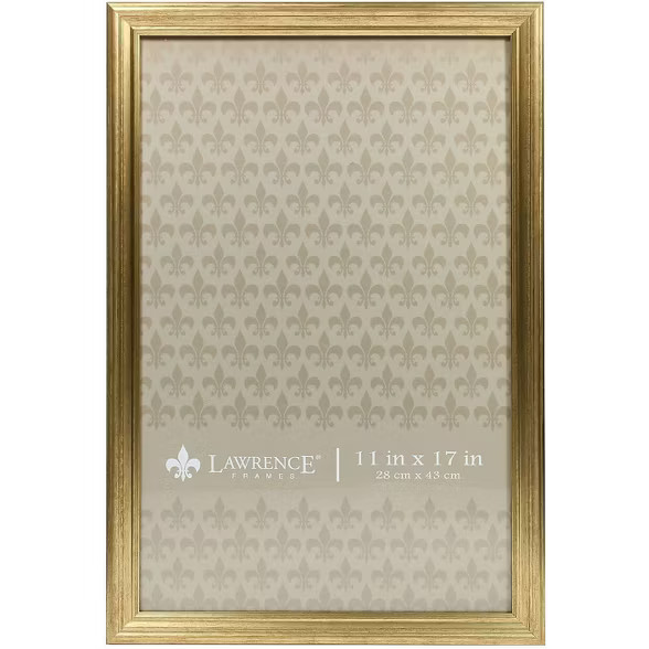 Lawrence Frames 11x17 Sutter Burnished Gold Picture Frame 536217 | Target