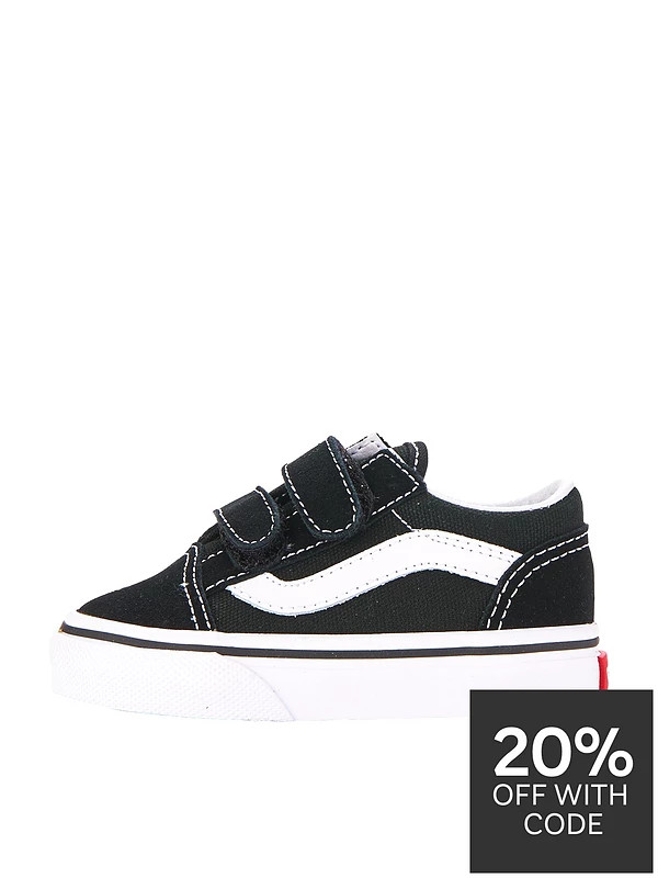 Vans Infant Unisex Old Skool Trainer - Black | Very (UK)