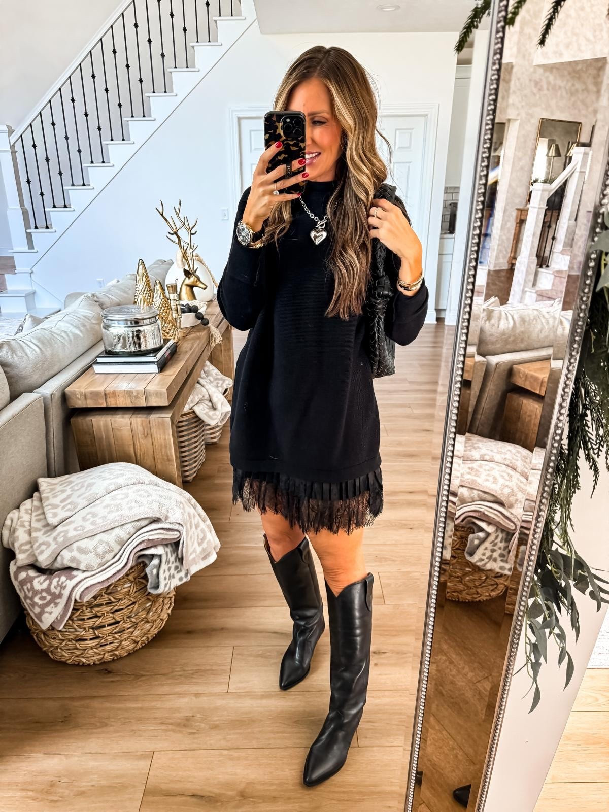 Styling the viral Amazon slip skirt I’m in a medium. It does run a tad small so if you’re in between I would size up.

Thanksgiving outfit ideas, Holiday outfit, Holiday dress, LBD.

#LTKFindsUnder100 #LTKHoliday