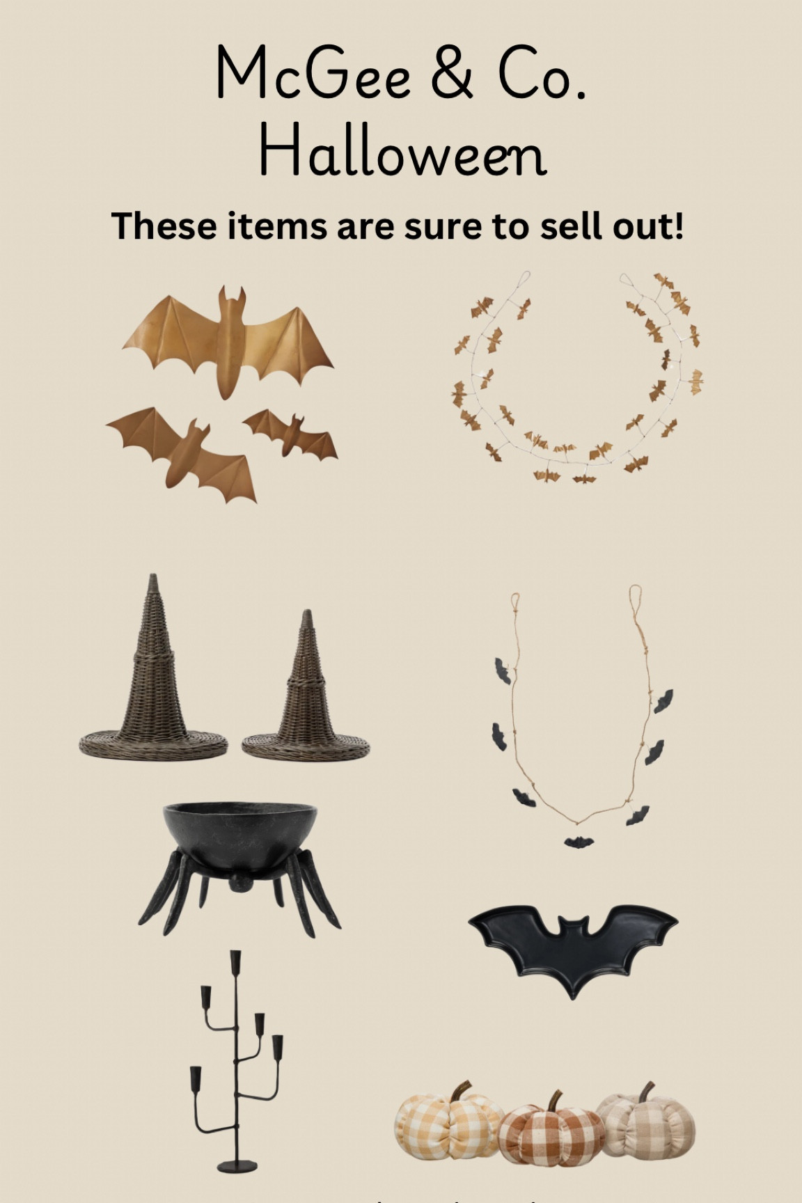 McGee & Co Halloween Collection Kills!!! These items are sure to sell out!!! Grab them while you can!!!

#LTKHome #LTKSeasonal