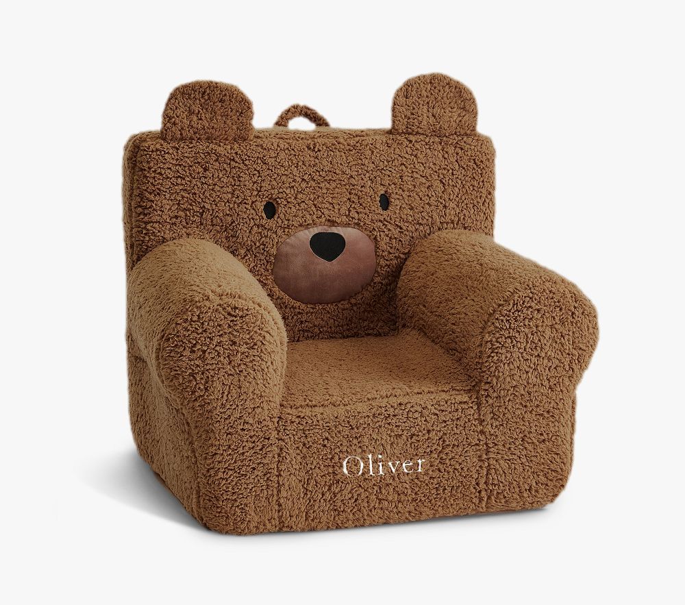 Caramel Sherpa Bear Anywhere Chair(R) Slipcover Only | Pottery Barn Kids