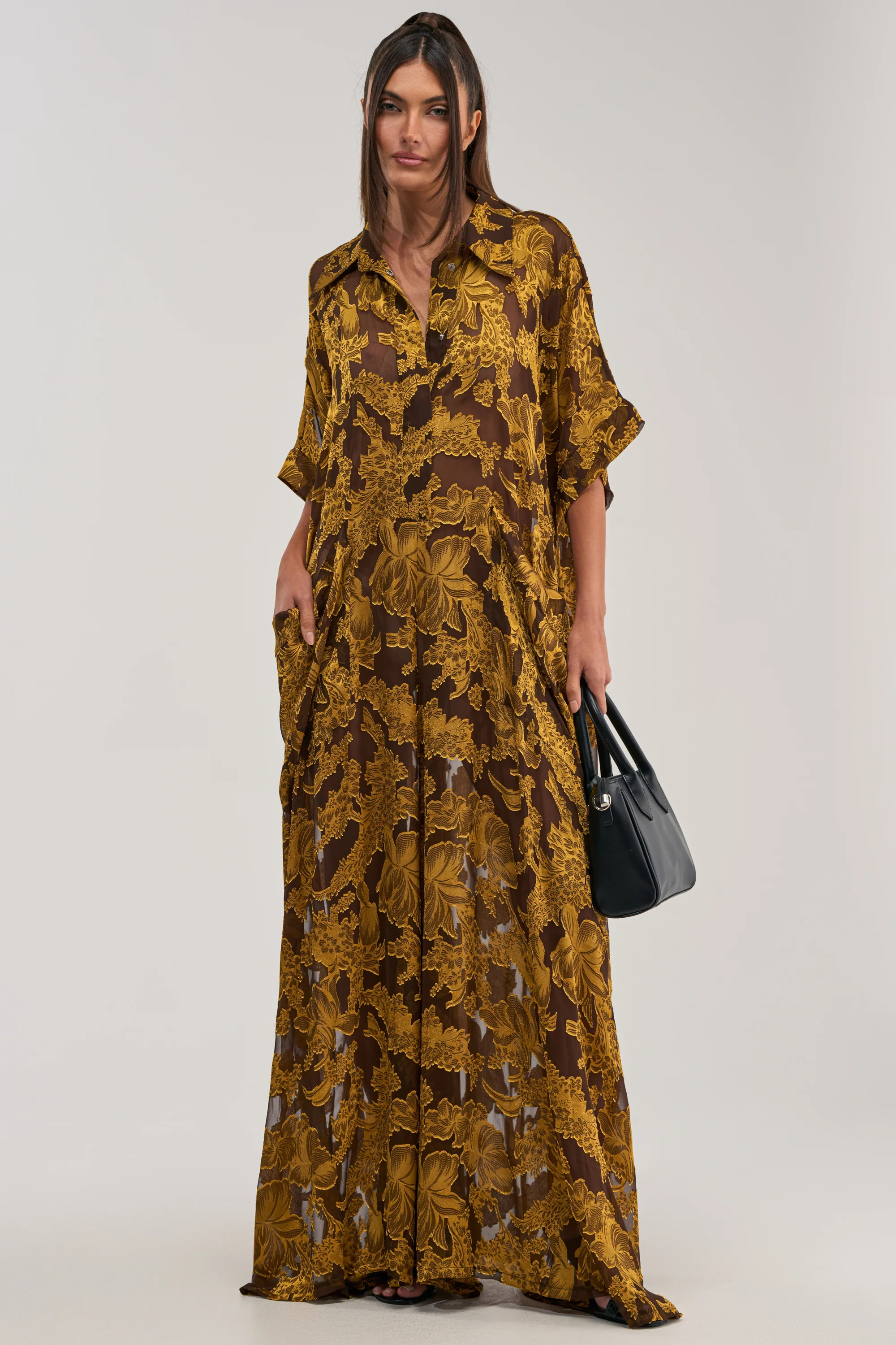 DEEP IN THE FEELS LACE JUMPSUIT IN YELLOW MULTI | AKIRA