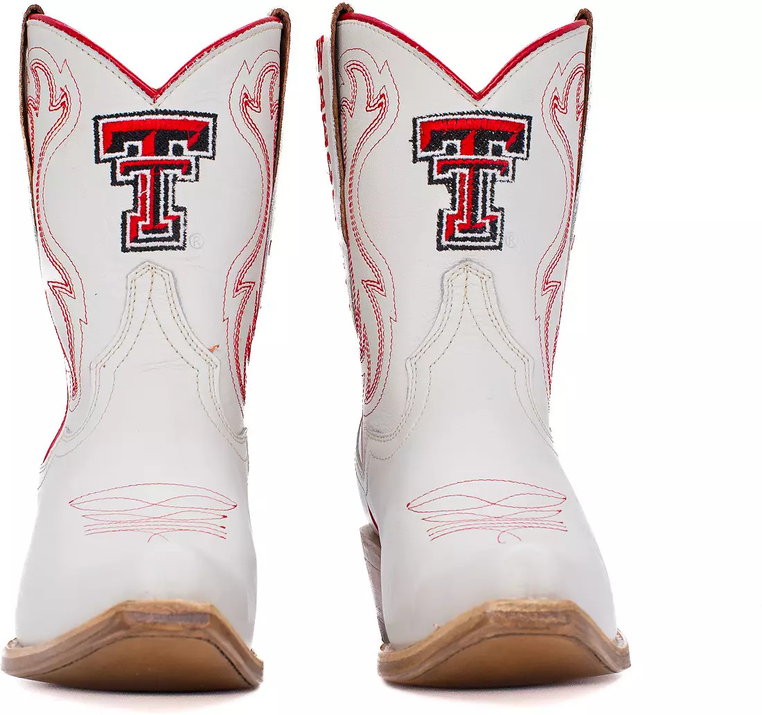 Gameday Boots Women's Texas Tech Red Raiders Ivory Sarah Shorty 8"Western Boots | DICK'S Sporting Goods