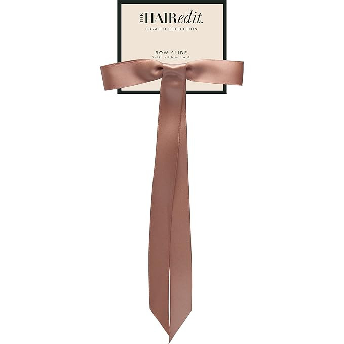 The Hair Edit Satin Bow Slide Ponytail Hook | Amazon (US)