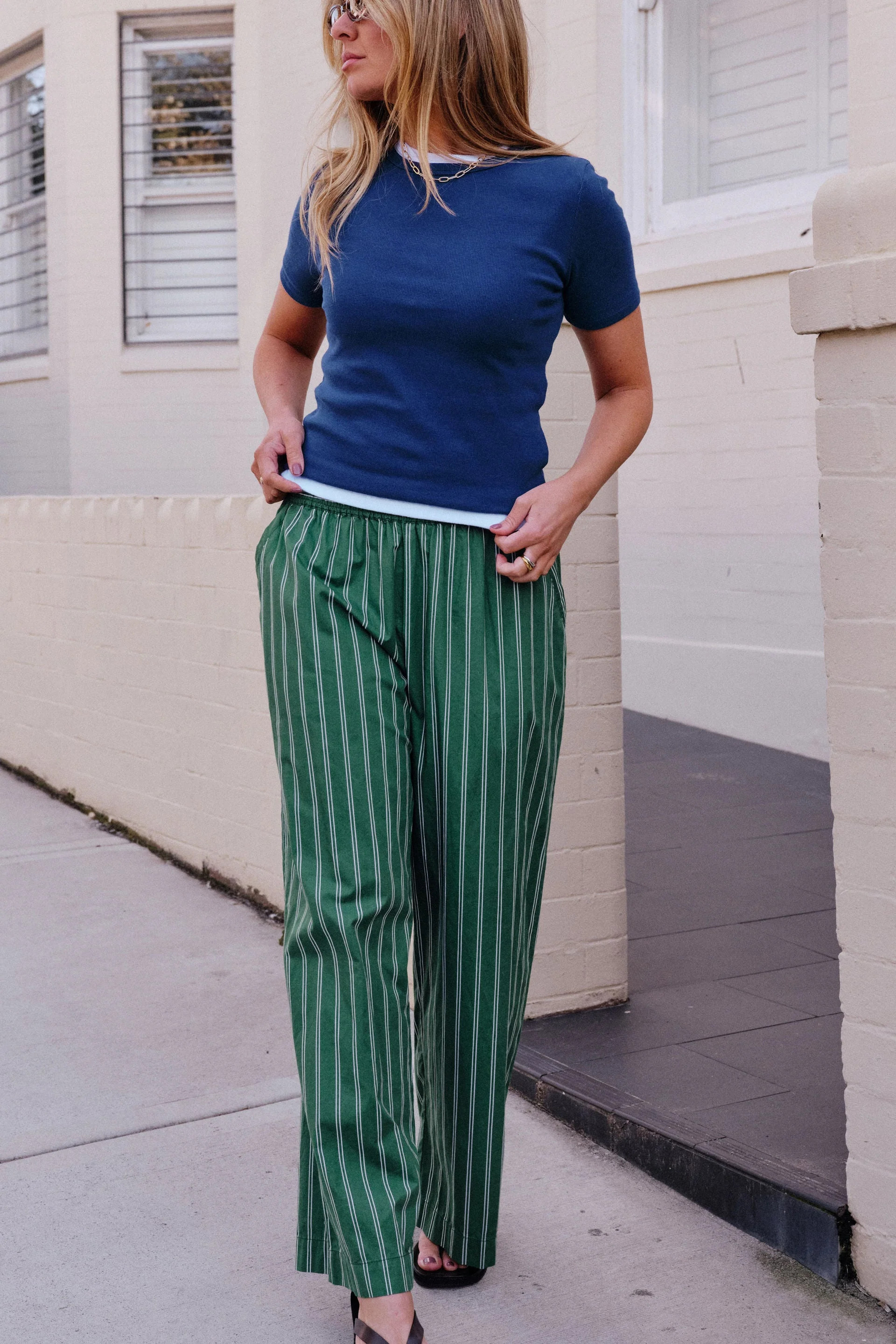 Luella Rib Tee - Prussian Blue | Ceres Life