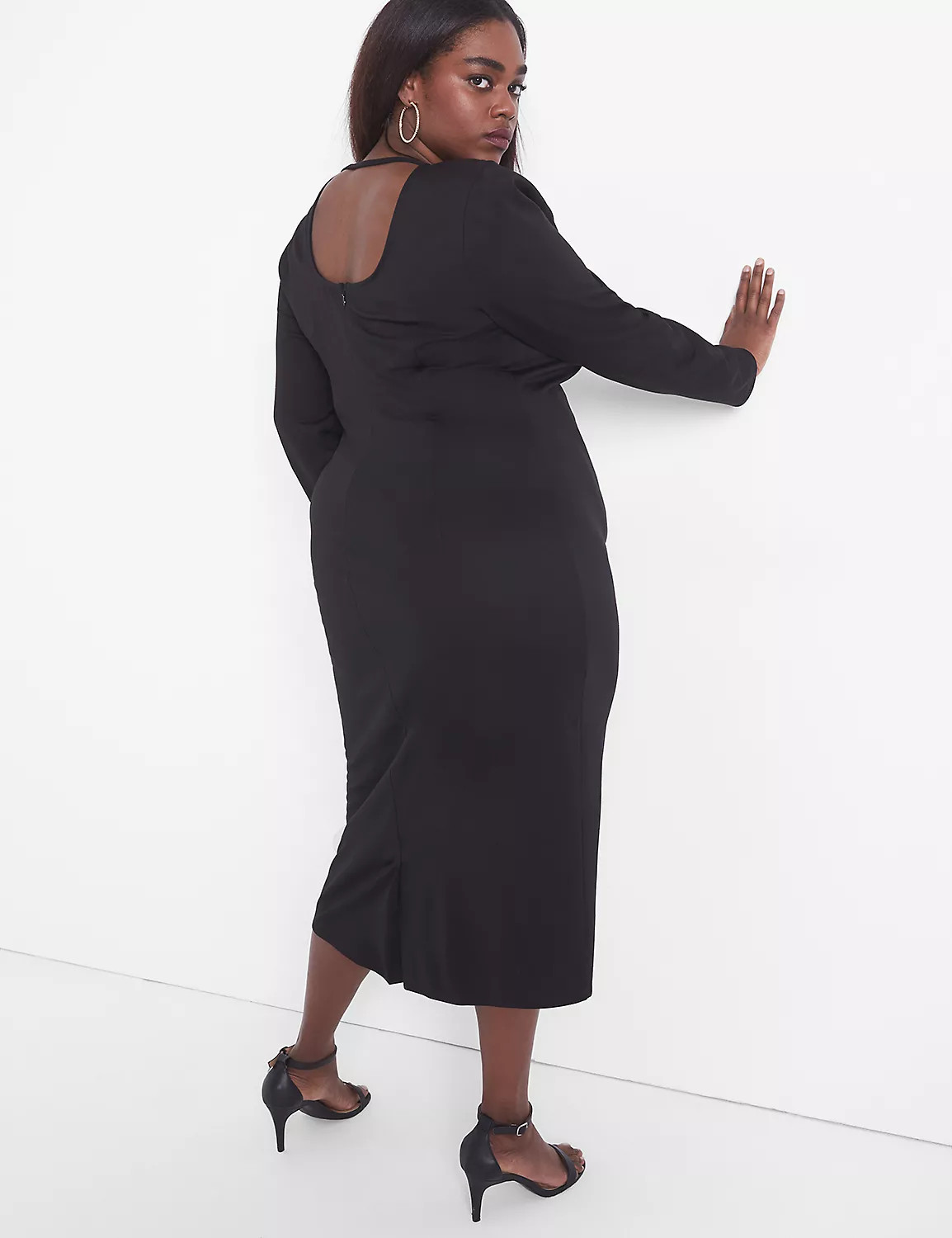Sweetheart-Neck Button-Front Bodycon Dress | LaneBryant | Lane Bryant (US)