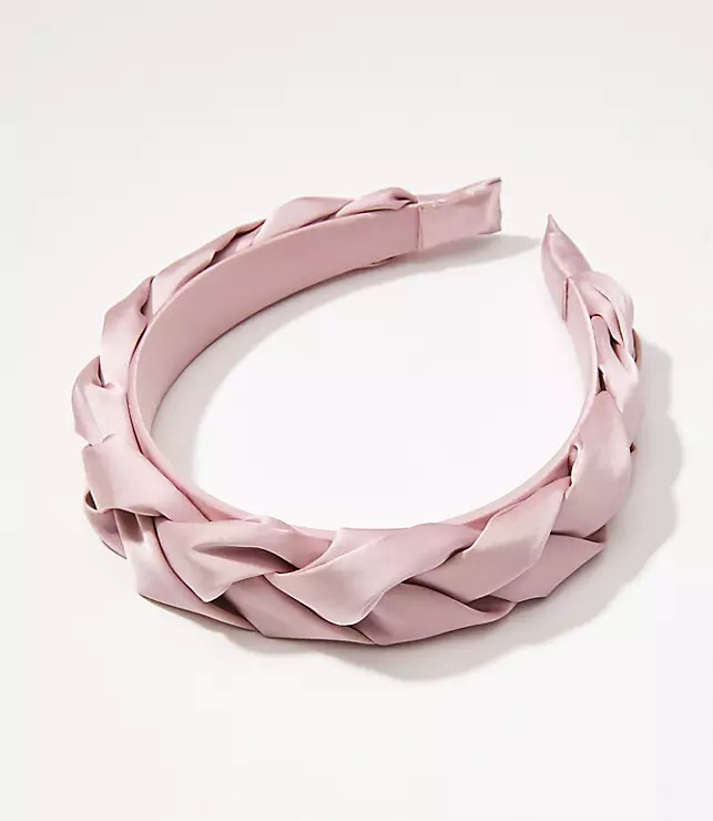 Braided Satin Headband | LOFT