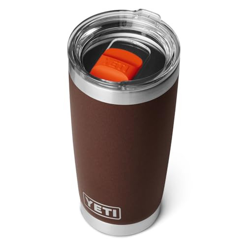 YETI Rambler 20 oz Tumbler, Stainless Steel, Vacuum Insulated with MagSlider Lid, Wetlands Brown | Amazon (US)