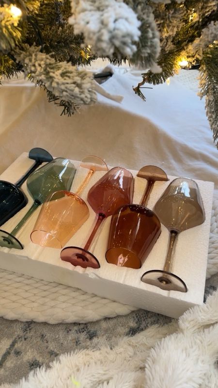 The most BEAUTIFUL colored wine glasses! ✨ I love this 6 piece set of multi-color glasses. Would make such a great hostess gift! ☺️

Latina owned small business (on Amazon) 💕 

#holidaygiftguide #holidaygiftguideforher #holidayhosting hosting, home gifts, wine glasses, gifts for her, gift guide for her, mother in law gifts, Christmas gifts for moms, Christmas gift ideas for mom, gifts for hostess, fall colored wine glasses, Amazon gift ideas, Amazon gifts, Amazon kitchen gifts, glassware, Amazon glassware

#LTKGiftGuide #LTKHoliday #LTKVideo