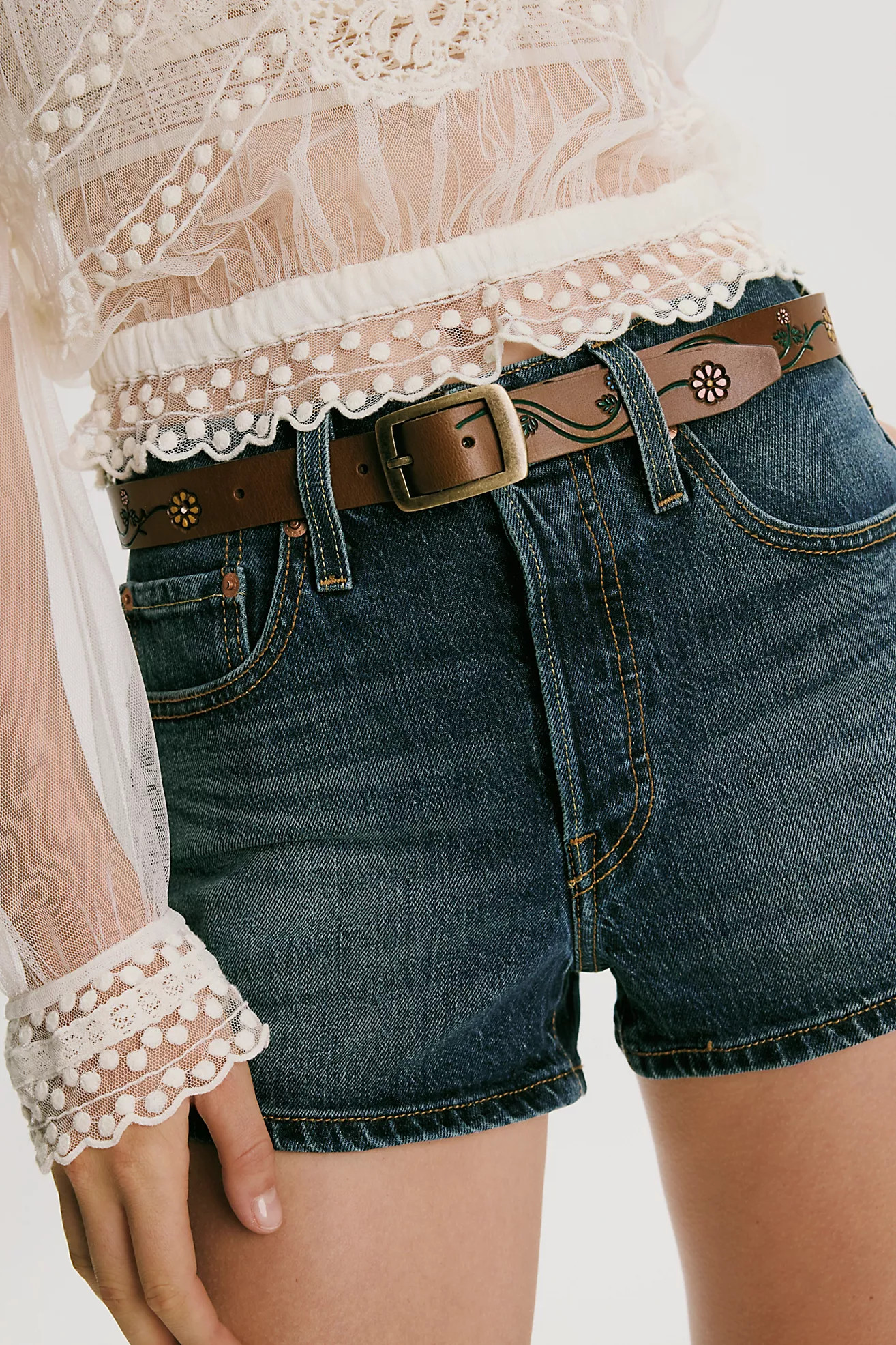 Petra Leather Belt | Free People (Global - UK&FR Excluded)