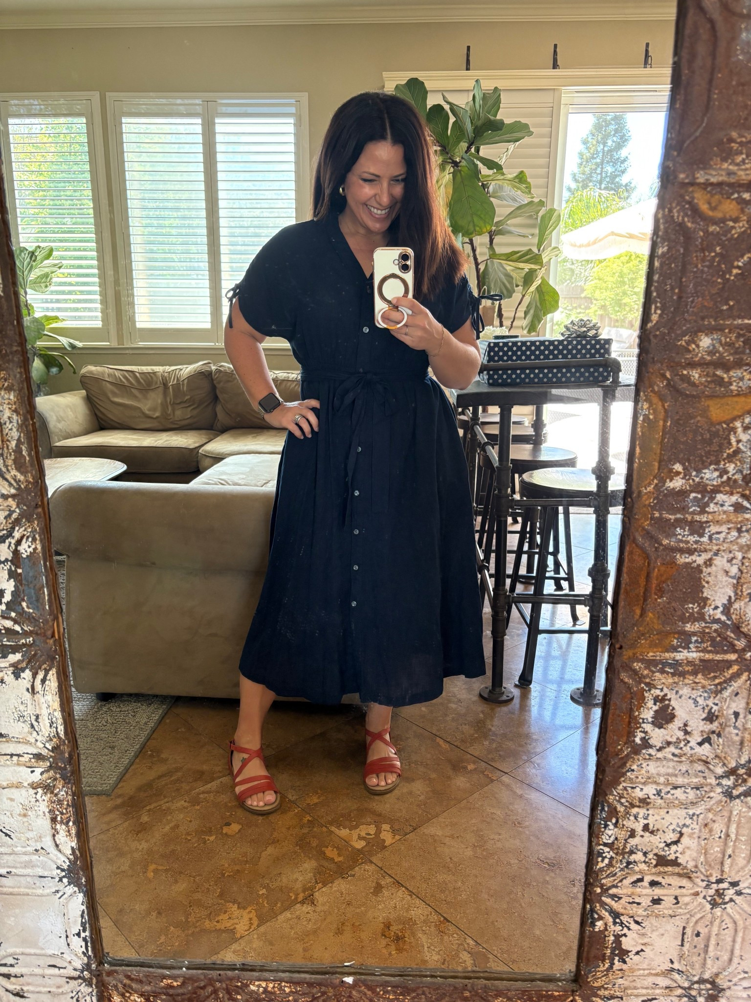 Happy Easter! Love this easy linen day dress! It comes in several prints and colors, plus extended sizes starting at XS. I’m wearing a small. Best part is it’s under $25! All buttons are functional, has front pockets and the sash is removable and can easily be belted.

Spring dress
Petite dress


#LTKFindsUnder50 #LTKPetite #LTKOver40