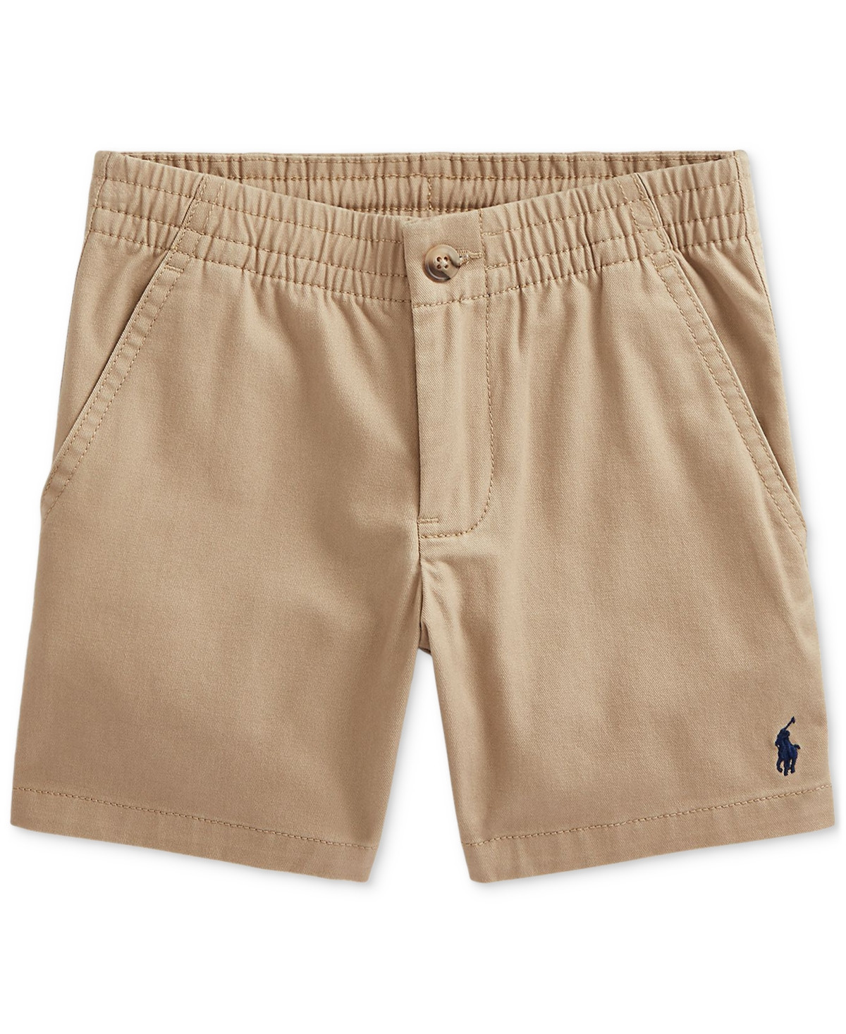 Polo Ralph Lauren Toddler & Little Boys Polo Prepster Flex Abrasion Twill Shorts - Khaki | Macy's