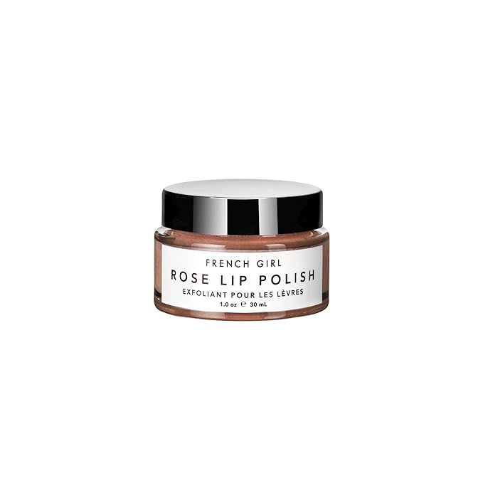 French Girl Rose Lip Polish Scrub 1 oz/ 30 mL, Lip Exfoliator, Clean, Organic, Vegan, Sugar Scrub... | Amazon (US)