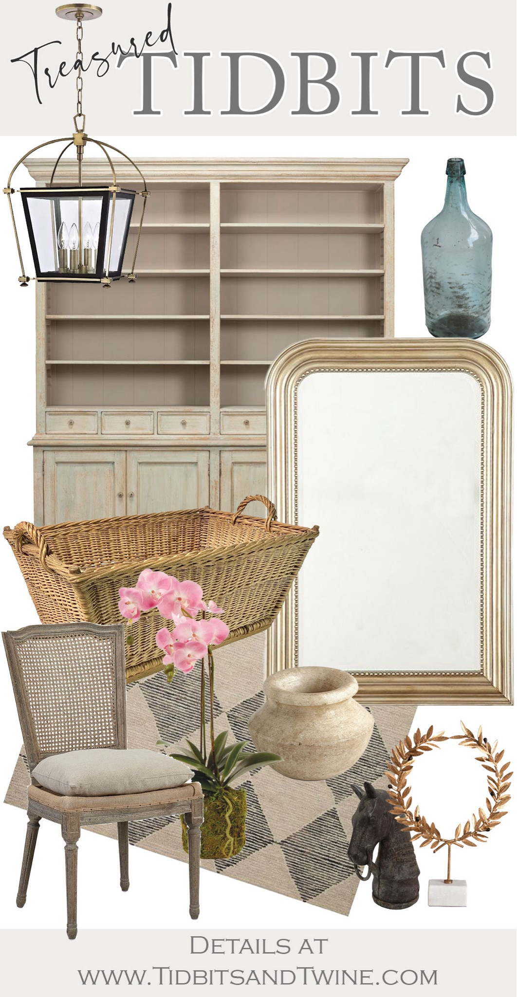 A French edition of Treasured Tidbits that includes a mix of vintage and reproduction pieces   

#LTKHome #LTKStyleTip