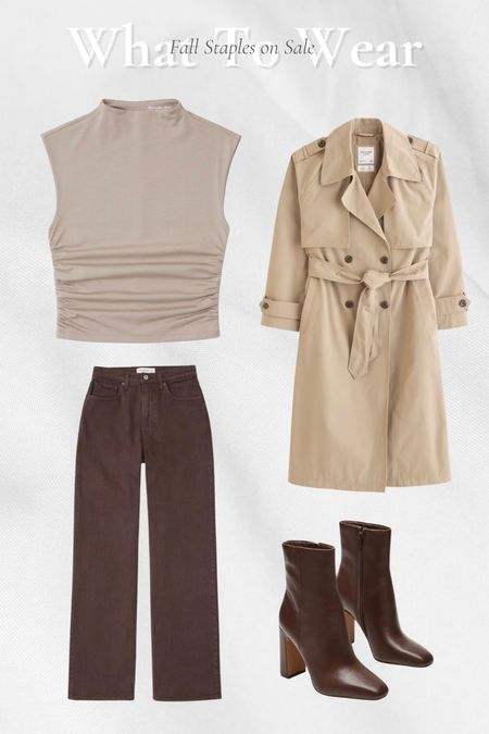 Fall monochromatic look 🤎 I love trench coat layered looks this year.

| trench outfit | fall outfit | Abercrombie sale | brown jeans |



#LTKSeasonal #LTKstyletip #LTKsalealert